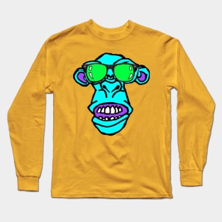 Graffiti,Gorilla by LowEndGraphics Long Sleeve T-Shirt